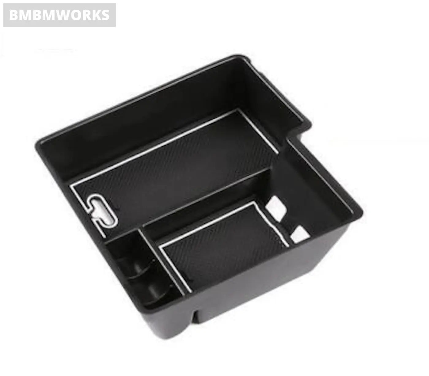 Black Abs Interior Center Console Armrest Storage Box Porsche Cayenne 2011-2020