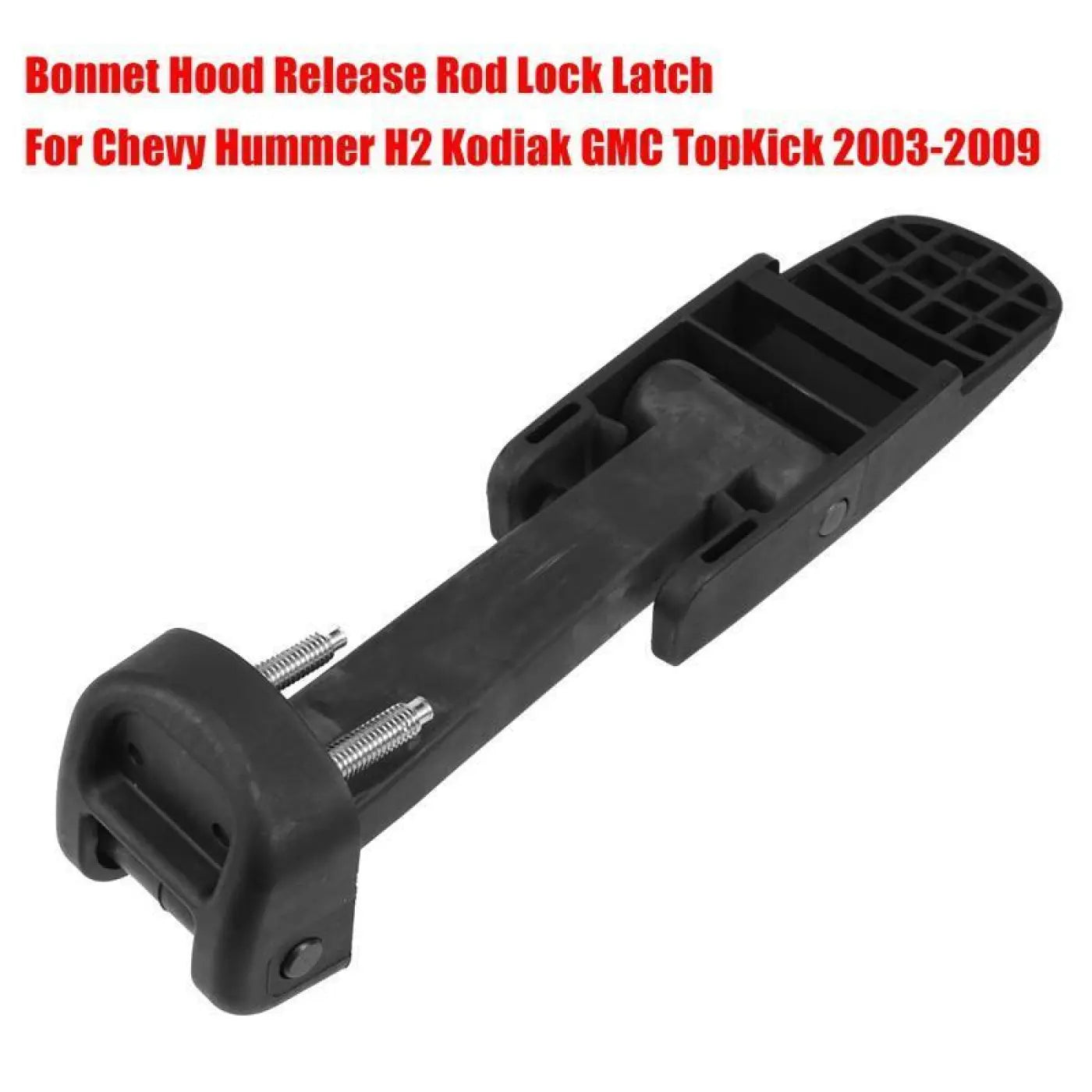 Black Bonnet Hood Release Rod Lock Latch Gmc Topkick 2003-2009 Chevy Hummer H2