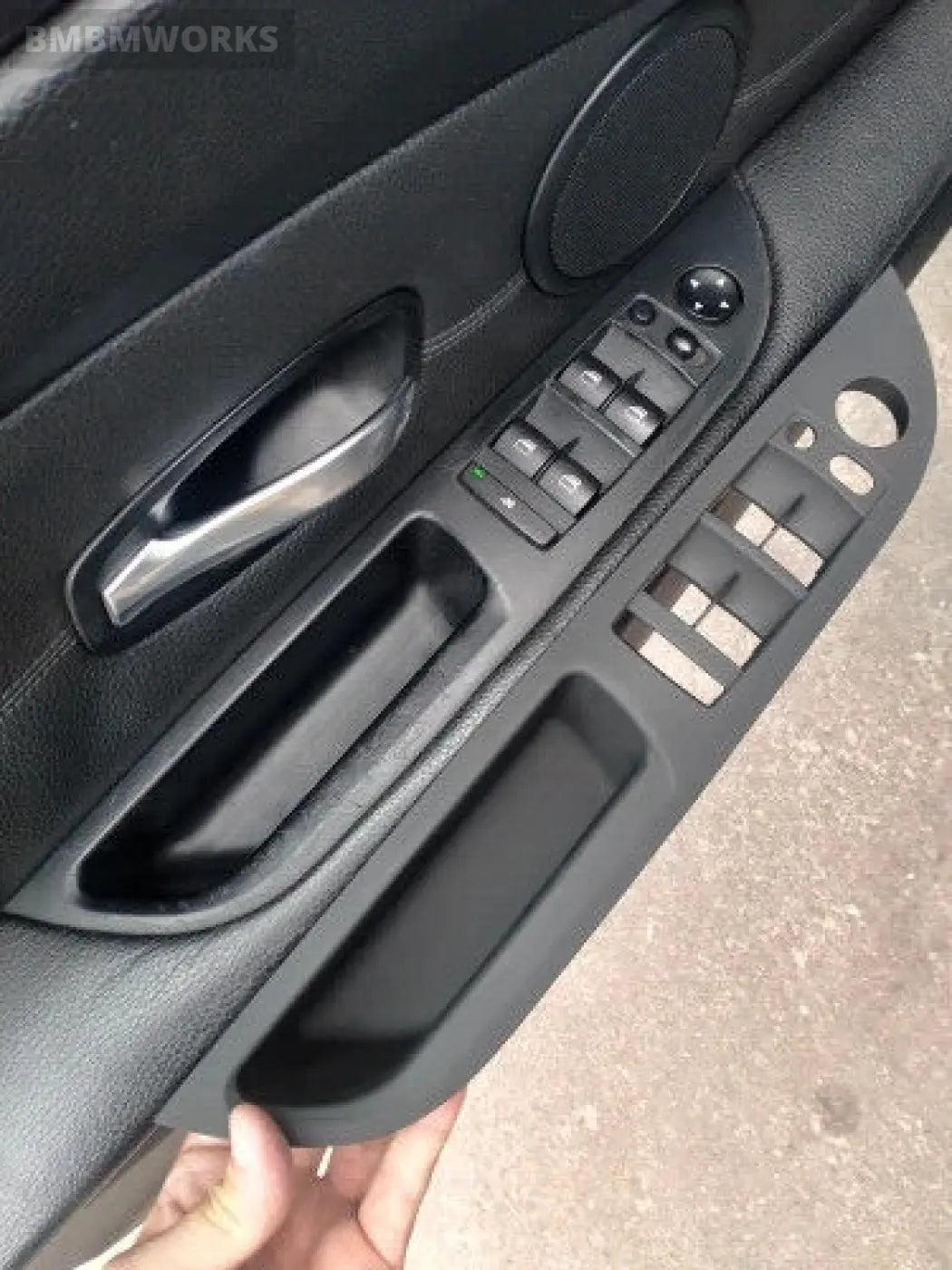 Black Left Interior Handle Door Window Switch Pull Trim Bmw E60 Lci 51416983693