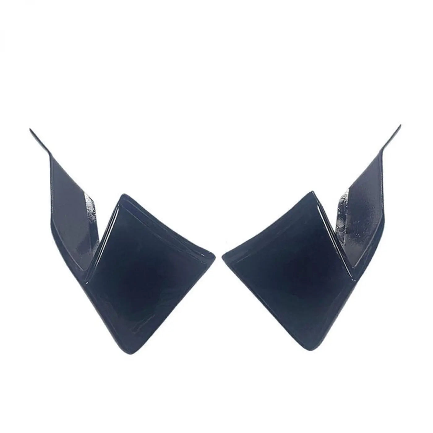 Black Left Right Front Pneumatic Fairing Wing Tip Cover Yamaha R25 R3 2022