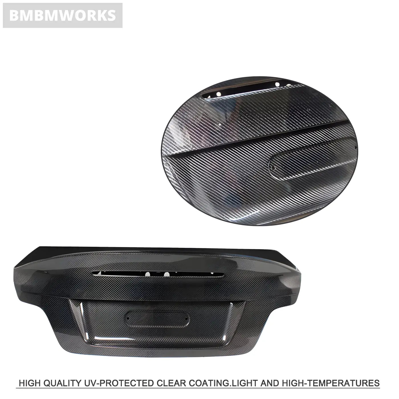 BMW 1 Series E82 M Coupe Carbon Fiber Rear Trunk Boot Cover Wing Lip (2008-2013) Body Kits & Performance 4