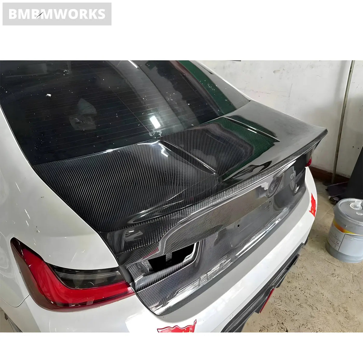 BMW 3 Series G20 Carbon Fiber Rear Trunk Cover (2019-2022) Body Kits & Performance 2