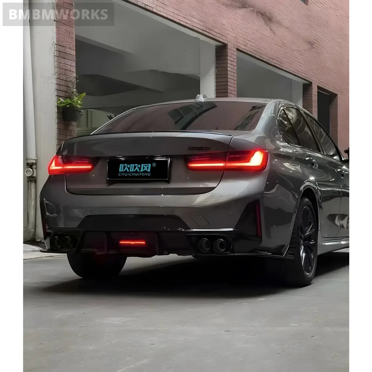 BMW 3 Series G20/G28 Carbon Fiber Rear Bumper Lip Spoiler Separator Diffuser (2020-2022) Body Kits & Performance 2