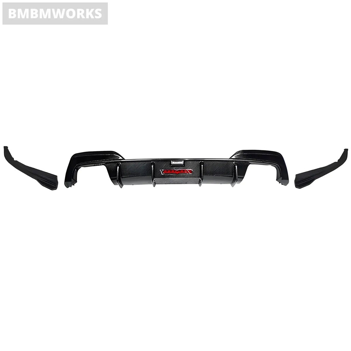 BMW 3 Series G20/G28 Carbon Fiber Rear Bumper Lip Spoiler Separator Diffuser (2020-2022) Body Kits & Performance 2
