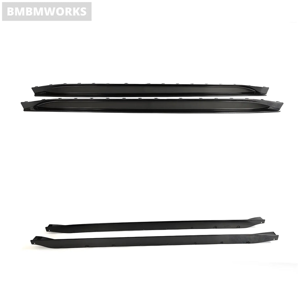 BMW 3 Series G80 M3 Carbon Fiber Side Skirts Extension Lip (2019-2022) Body Kits & Performance 4