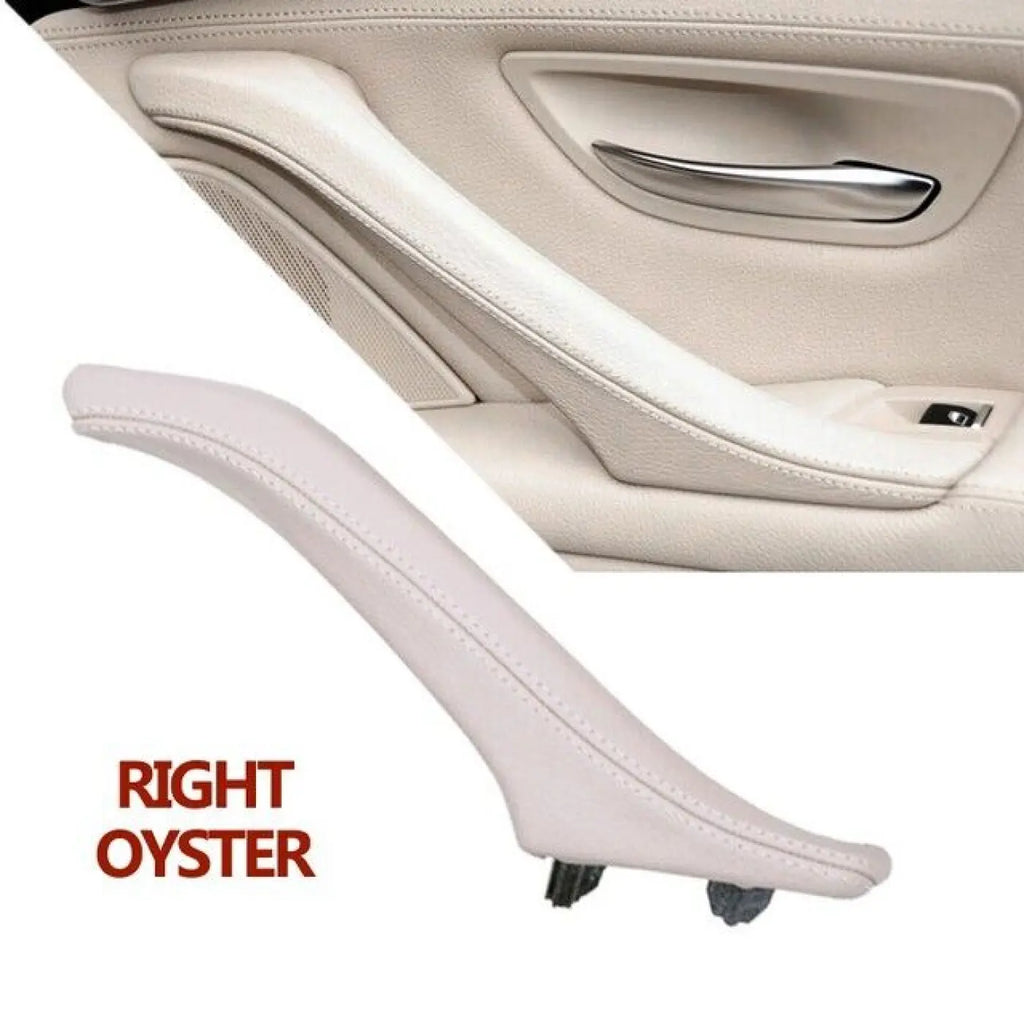 Bmw 5 F10 Interior Passenger Left Door Leather Handle Assembly 51417225858