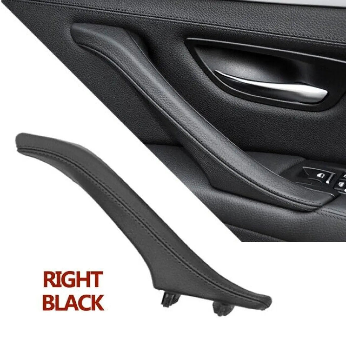 Bmw 5 F10 Interior Passenger Right Door Leather Handle Assembly 51417225852