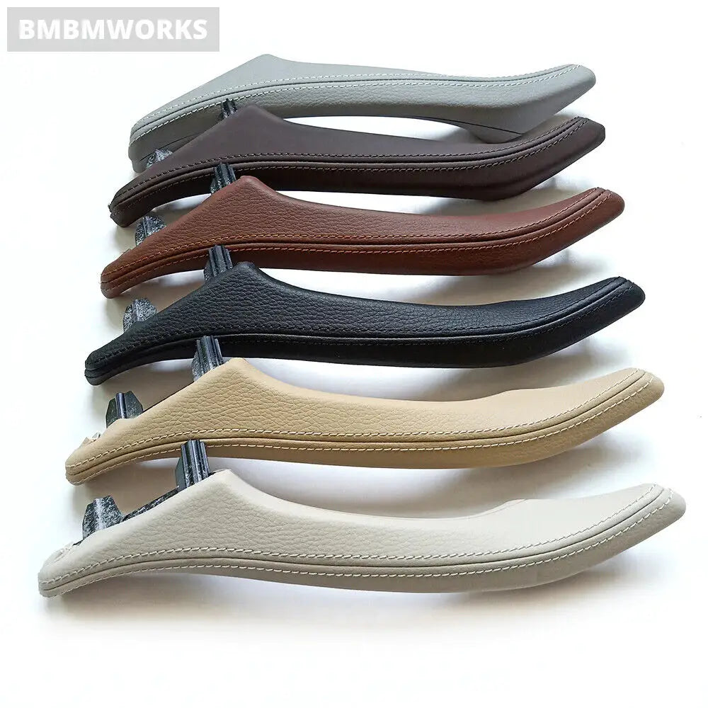 Bmw 5Er F10/F11/F18 Interior Handle Trim Leather Black Gray Beige Brown White