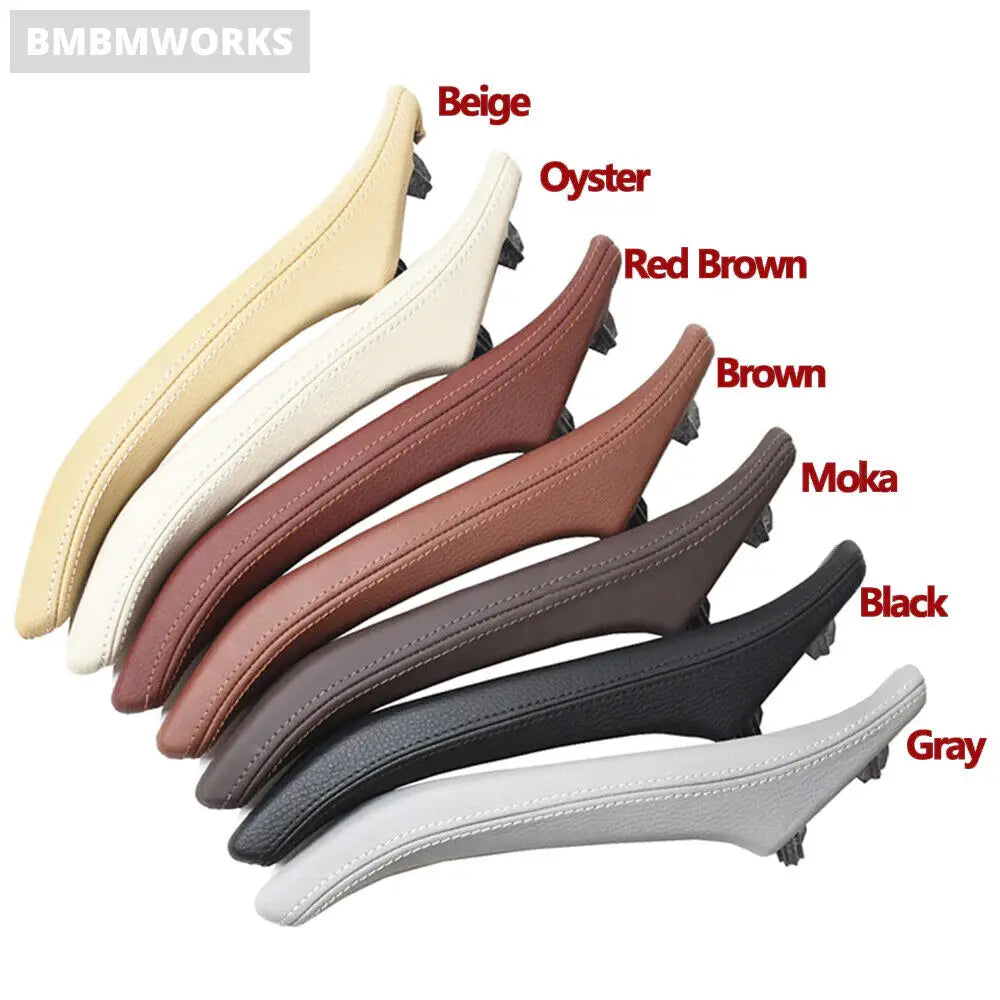 Bmw 5Er F10/F11/F18 Interior Handle Trim Leather Black Gray Beige Brown White