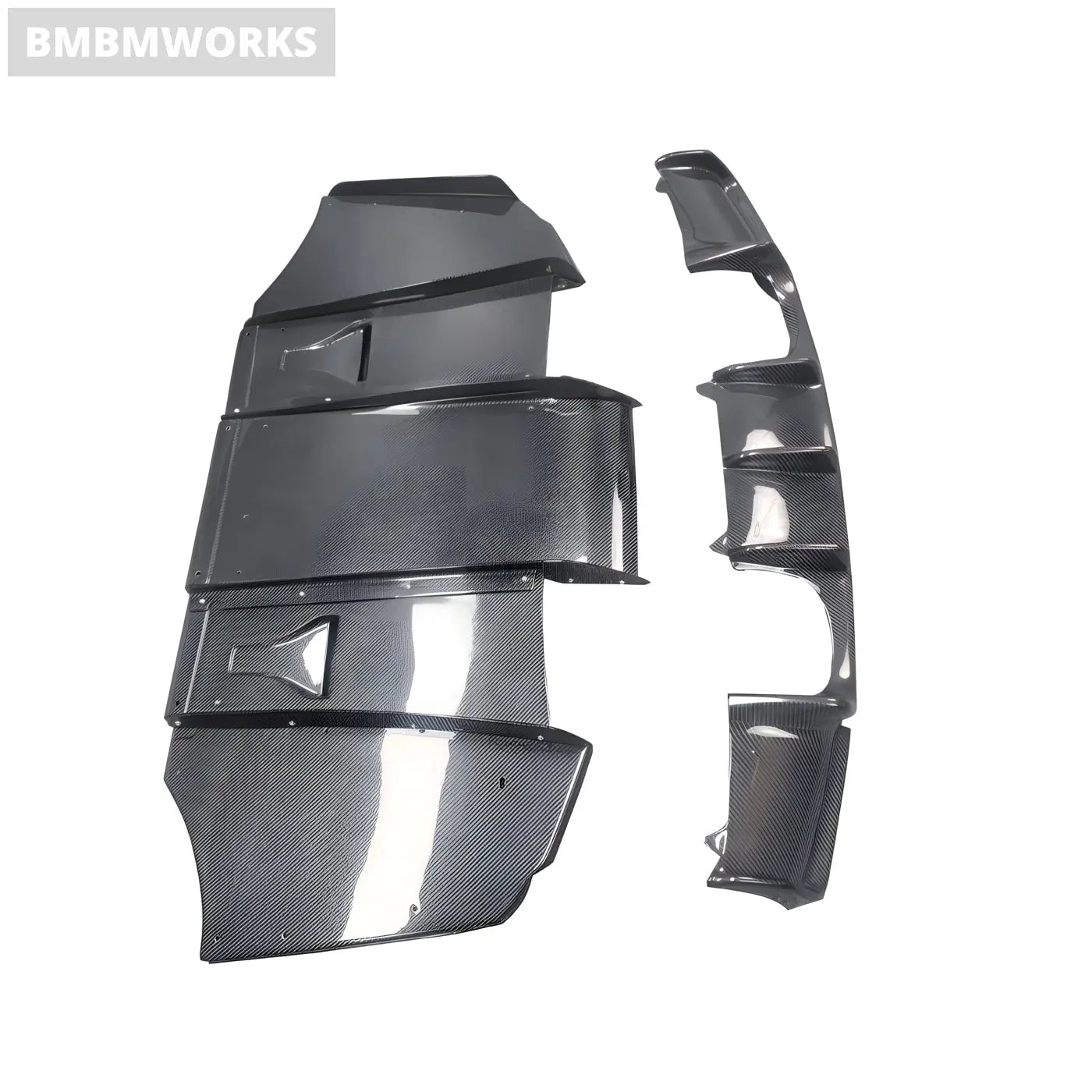 BMW E92/E93 M3 Carbon Fiber Rear Bumper Diffuser Lip Spoiler Body Kit (2007-2013) Body Kits & Performance 2