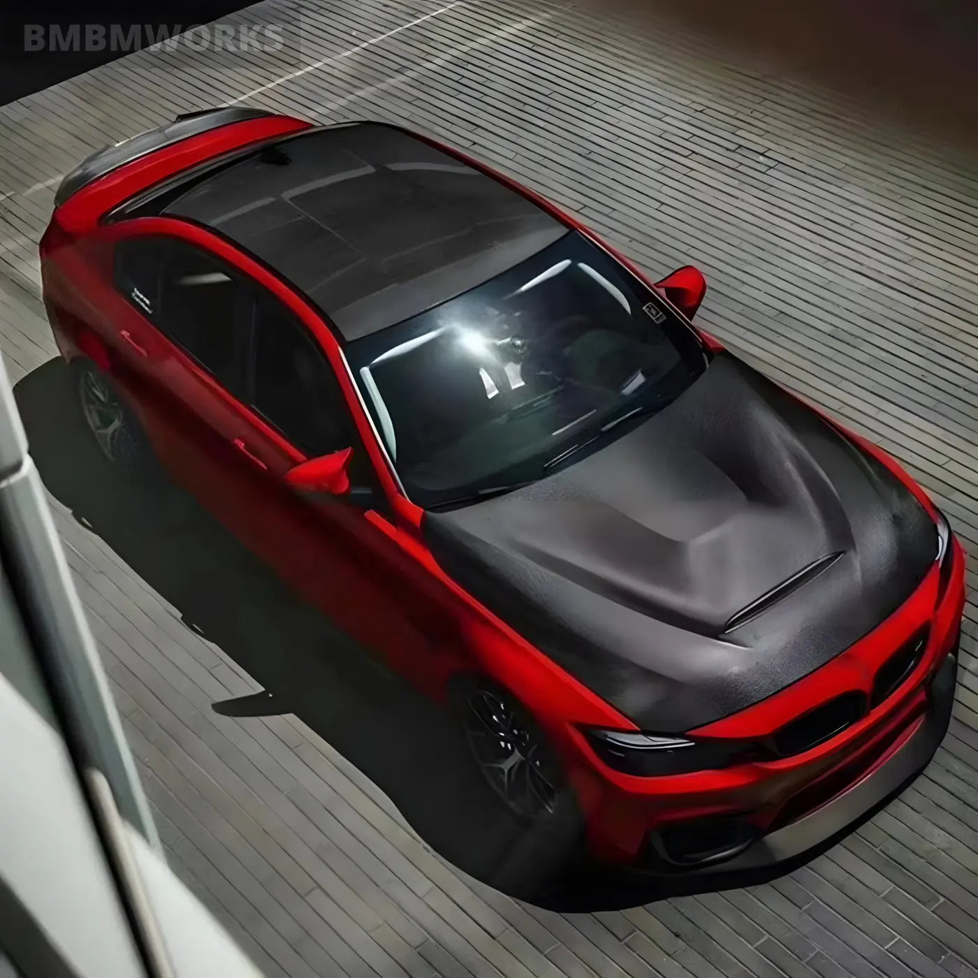 BMW F30/F32/F80/F82/F83 M3/M4 Carbon Fiber Racing Hood Bonnet (2014-2019) Body Kits & Performance 2