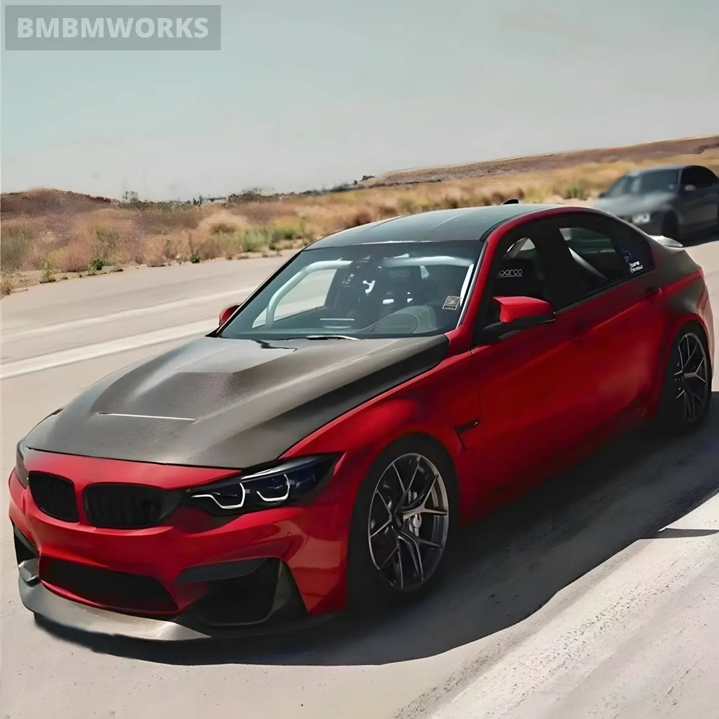 BMW F30/F32/F80/F82/F83 M3/M4 Carbon Fiber Racing Hood Bonnet (2014-2019) Body Kits & Performance 2