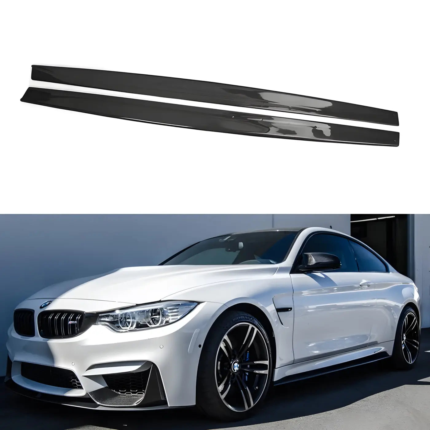 BMW F80/F82 M3/M4 MP Style Carbon Fiber Side Skirts (2015-2018) Body Kits & Performance 2