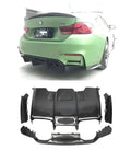 BMW F80 M3 / F82 & F83 M4 Carbon Fiber Rear Bumper Lip Diffuser (2014-2019) Body Kits & Performance 2