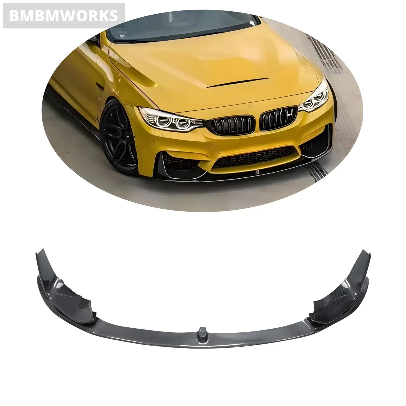 BMW F80 MP Style Carbon Fiber Front Lip M4/M3 (F80/F82 2014 + ) Body Kits & Performance 2