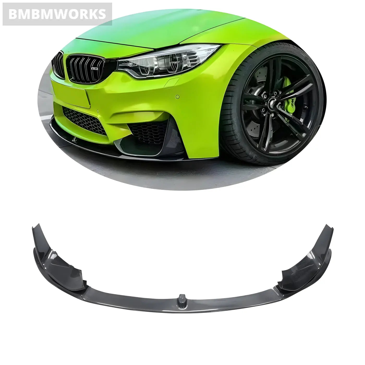 BMW F80 MP Style Carbon Fiber Front Lip M4/M3 (F80/F82 2014 + ) Body Kits & Performance 2