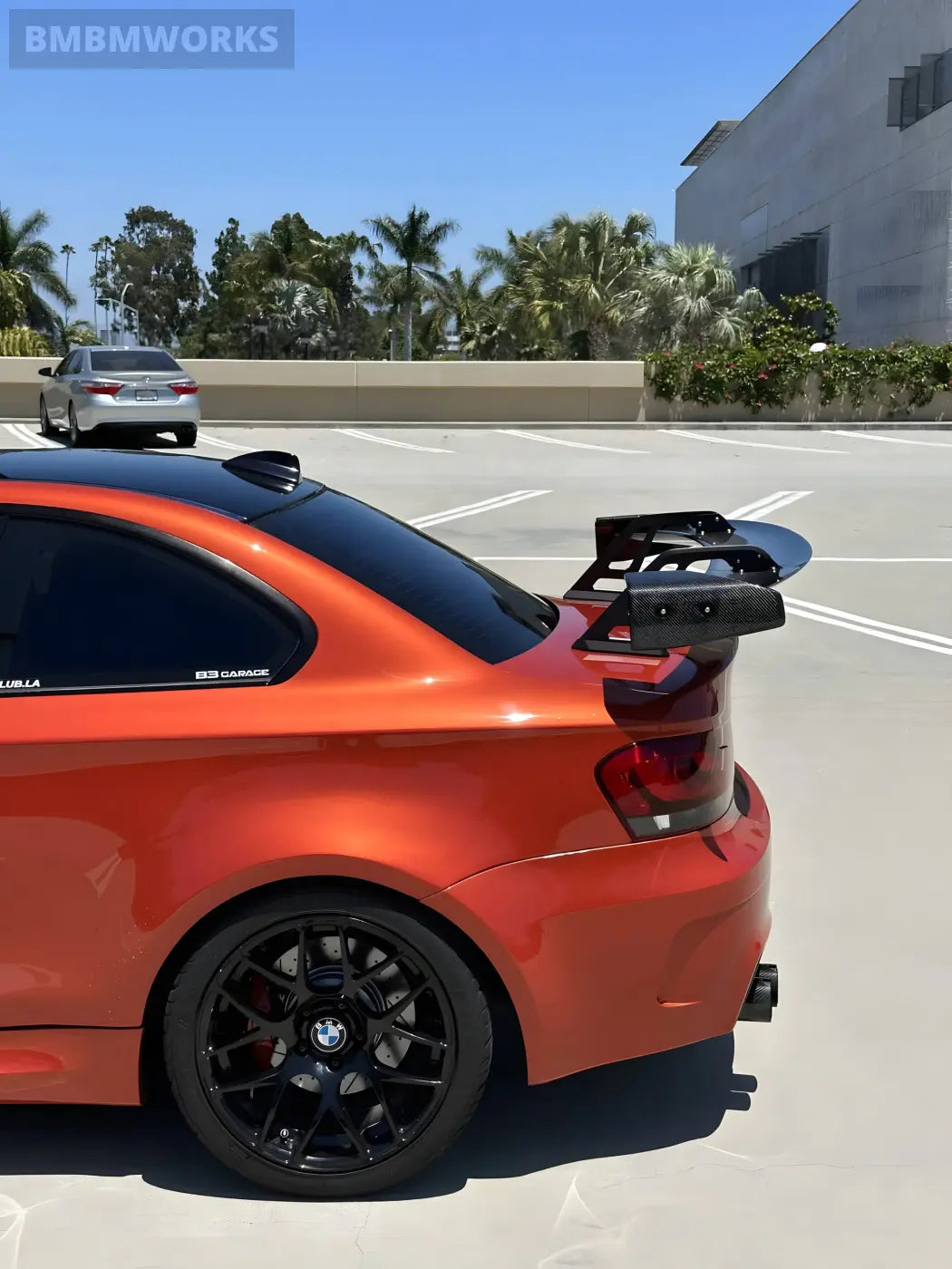 BMW F87 F80 F82 M2 M3 M4 Carbon Fiber Rear Swan Neck Wing Body Kits & Performance 2