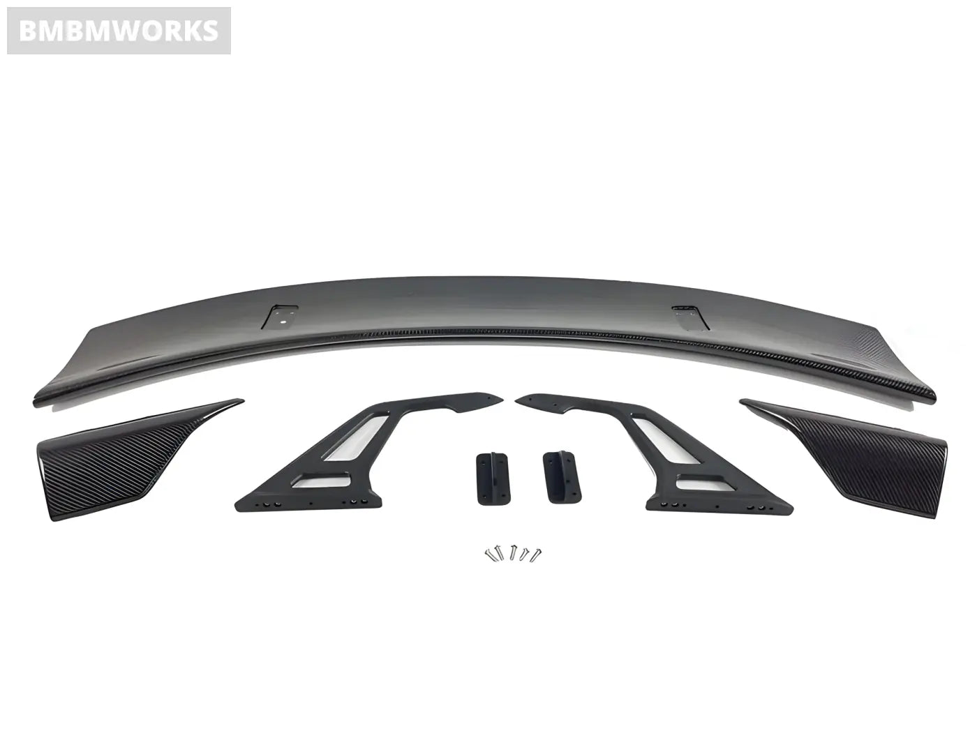 BMW F87 F80 F82 M2 M3 M4 Carbon Fiber Rear Swan Neck Wing Body Kits & Performance 2