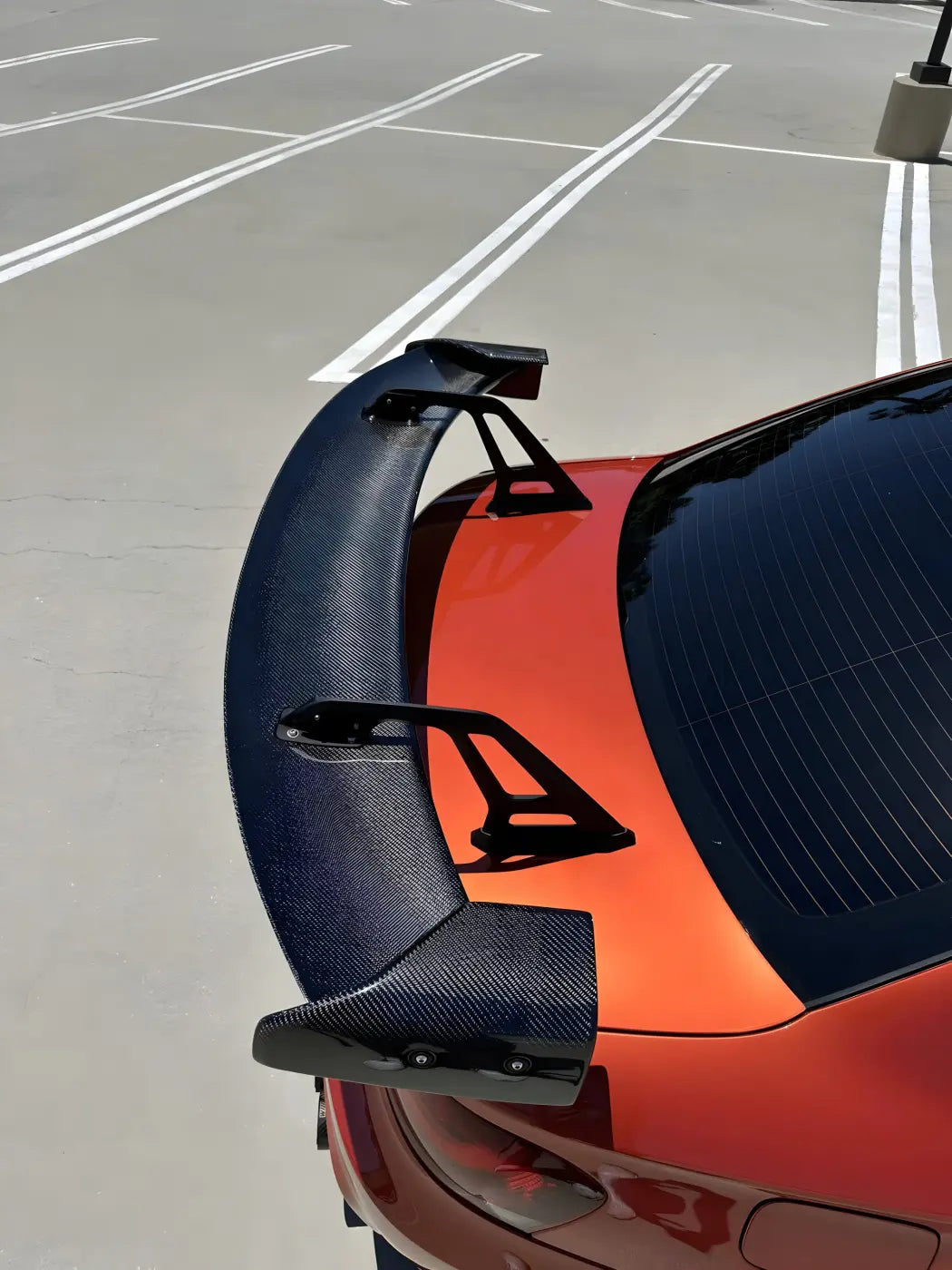 BMW F87 F80 F82 M2 M3 M4 Carbon Fiber Rear Swan Neck Wing Body Kits & Performance 2