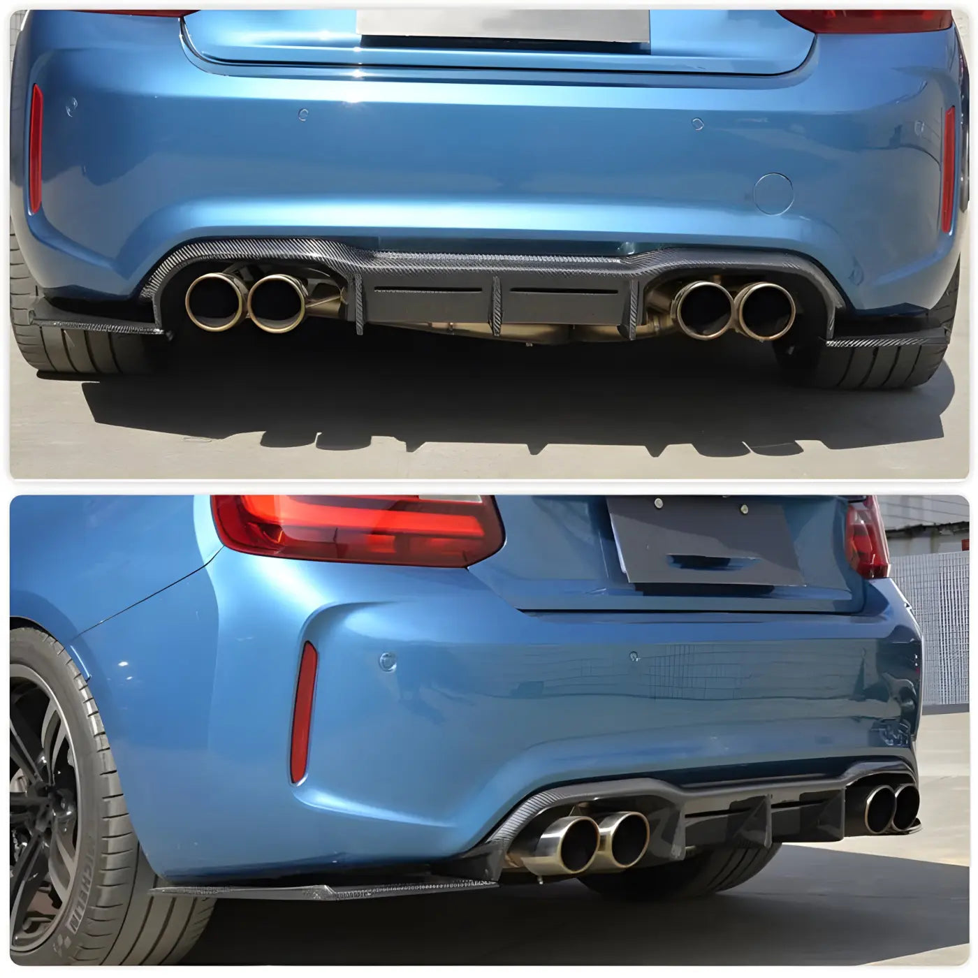 BMW F87 M2/M2 Competition Rear Diffuser Apron Lip Body Kit (2016-2017) Body Kits & Performance 2