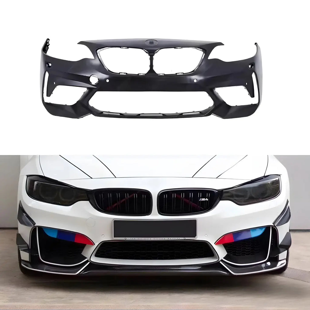 BMW F87 M2/M2C Genuine Carbon Fiber Front Bumper (2014-2021) Body Kits & Performance 2