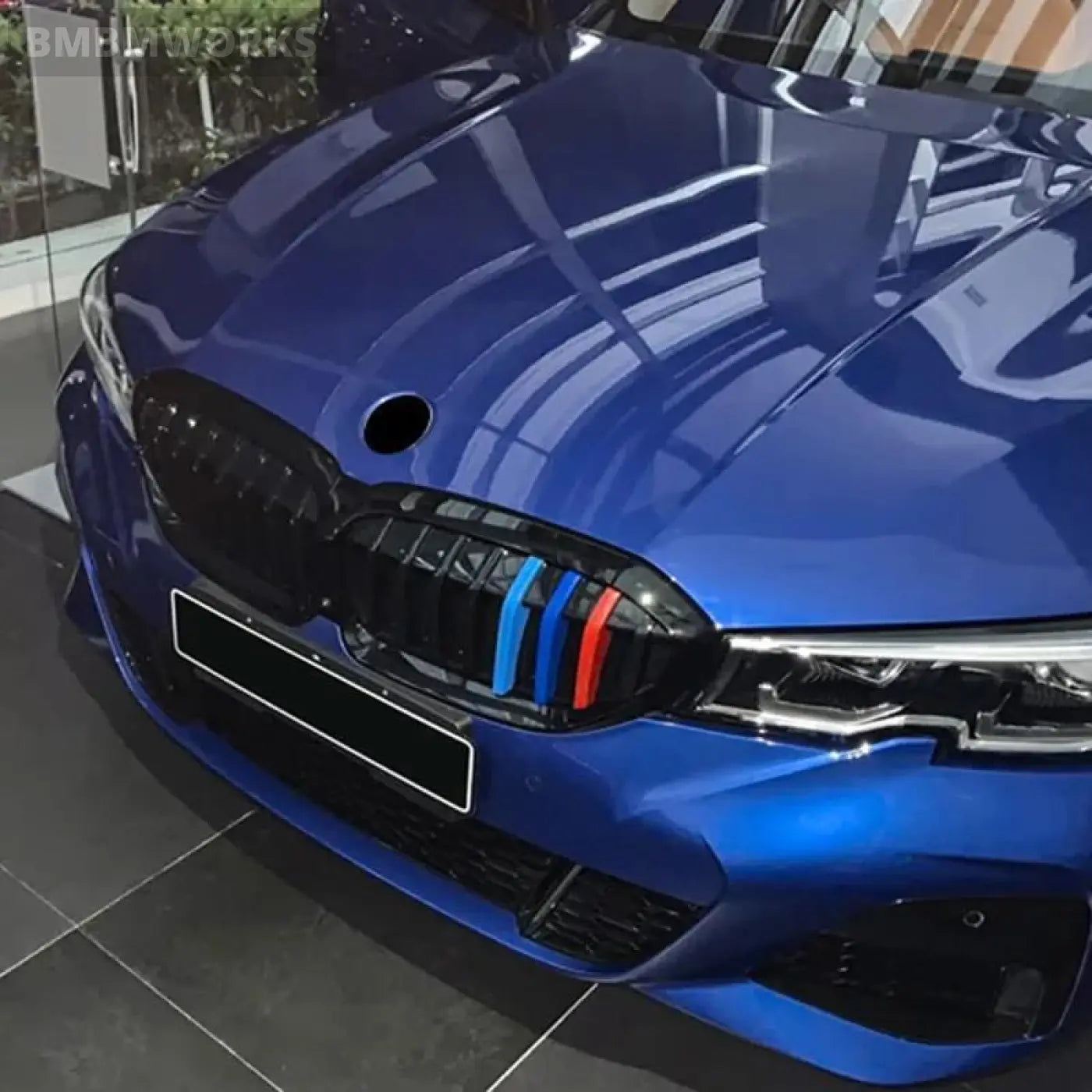 Bmw G20 G21 3 Series 2019 2020 2021 G28 M Car Front Grille Trim Strips Blue Red