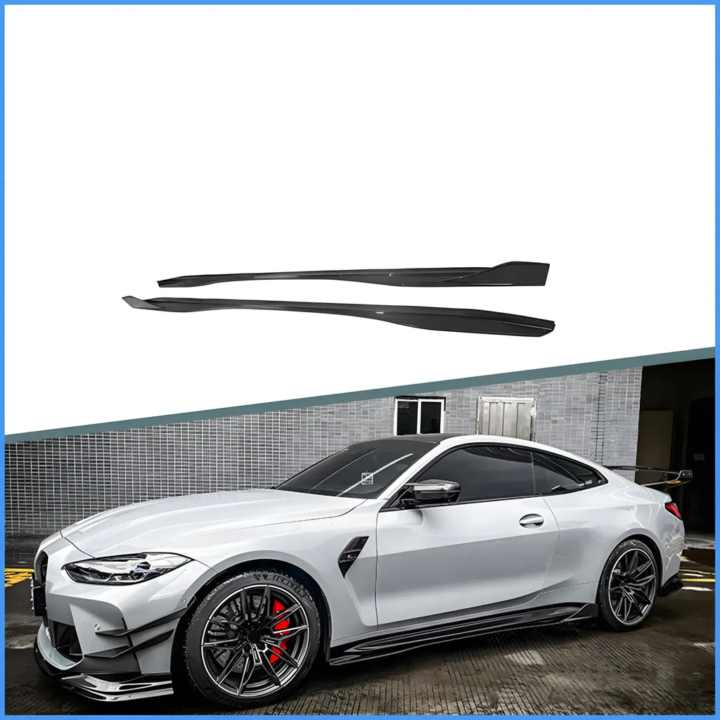 BMW G80/G82 M3 & M4 Carbon Fiber Side Skirt Extensions Body Kits & Performance 2
