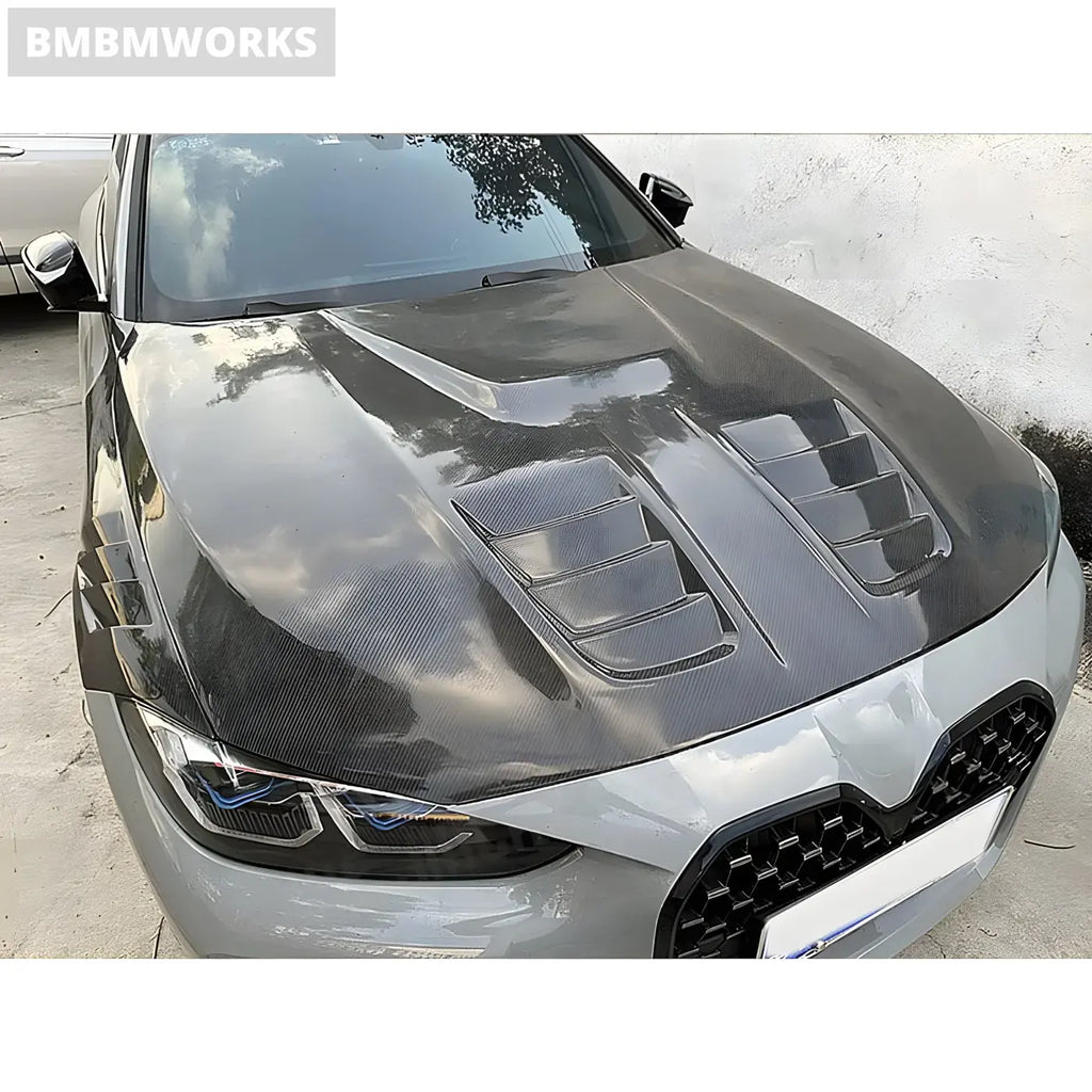 BMW G80 M3 / G82-G83 M4 Carbon Fiber Engine Hood Cover (2021 + ) Body Kits & Performance 4