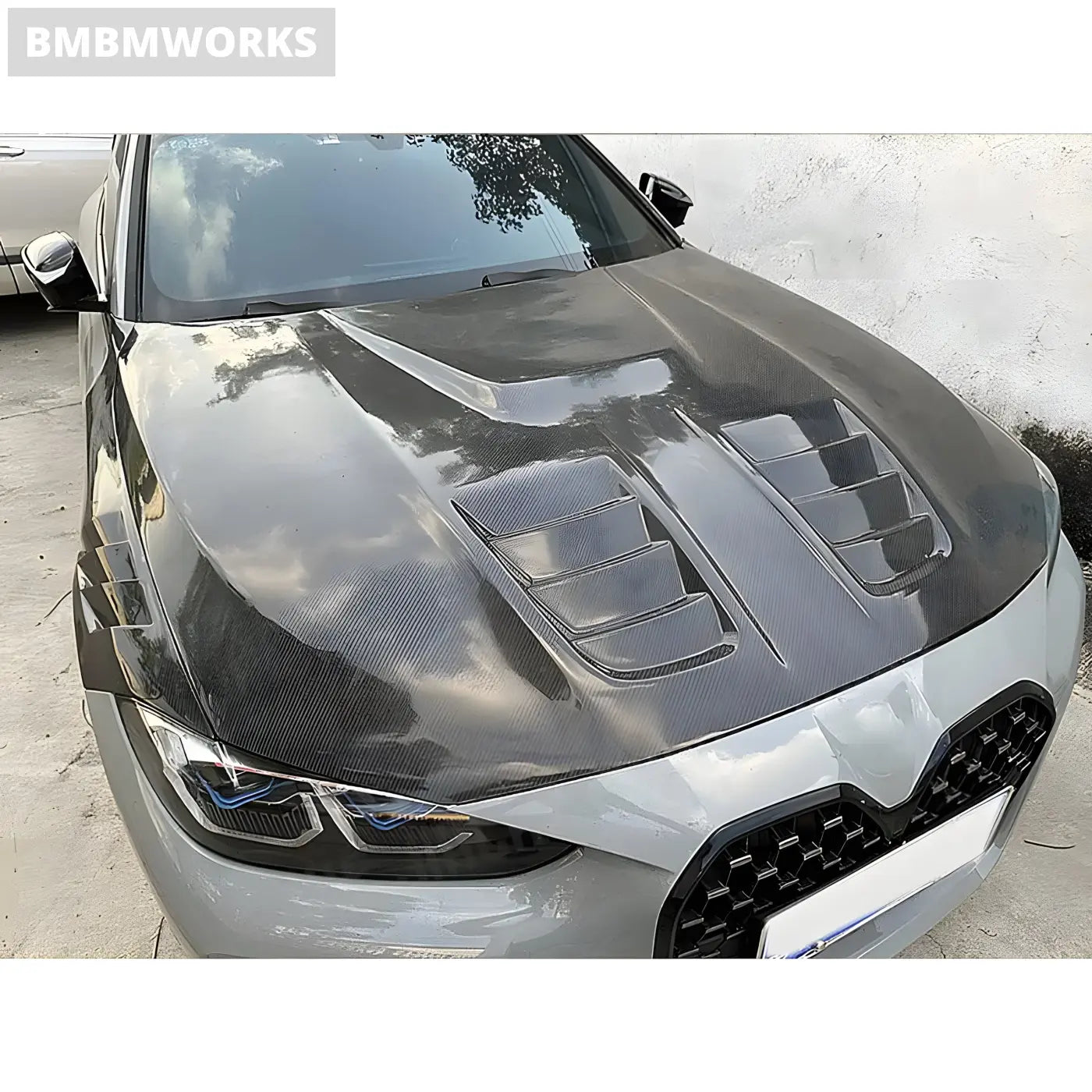 BMW G80 M3 / G82-G83 M4 Carbon Fiber Engine Hood Cover (2021 + ) Body Kits & Performance 4