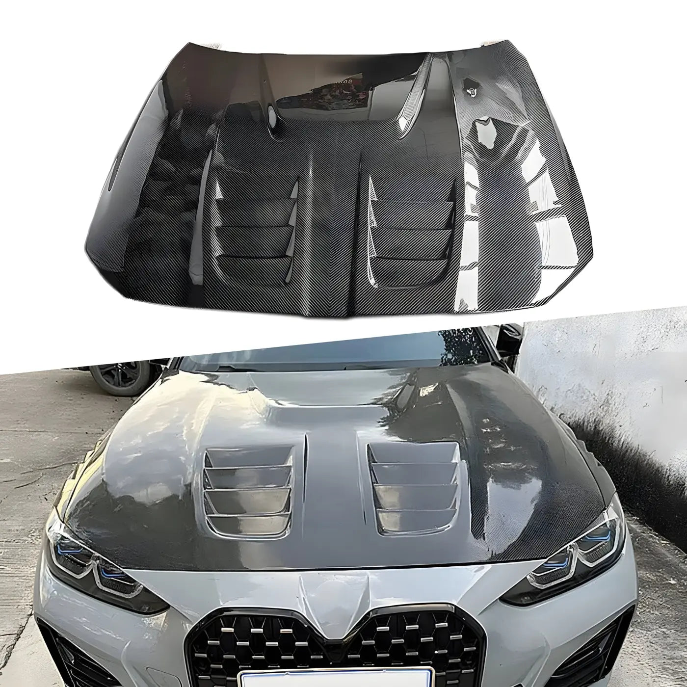 BMW G80 M3 / G82-G83 M4 Carbon Fiber Engine Hood Cover (2021 + ) Body Kits & Performance 4