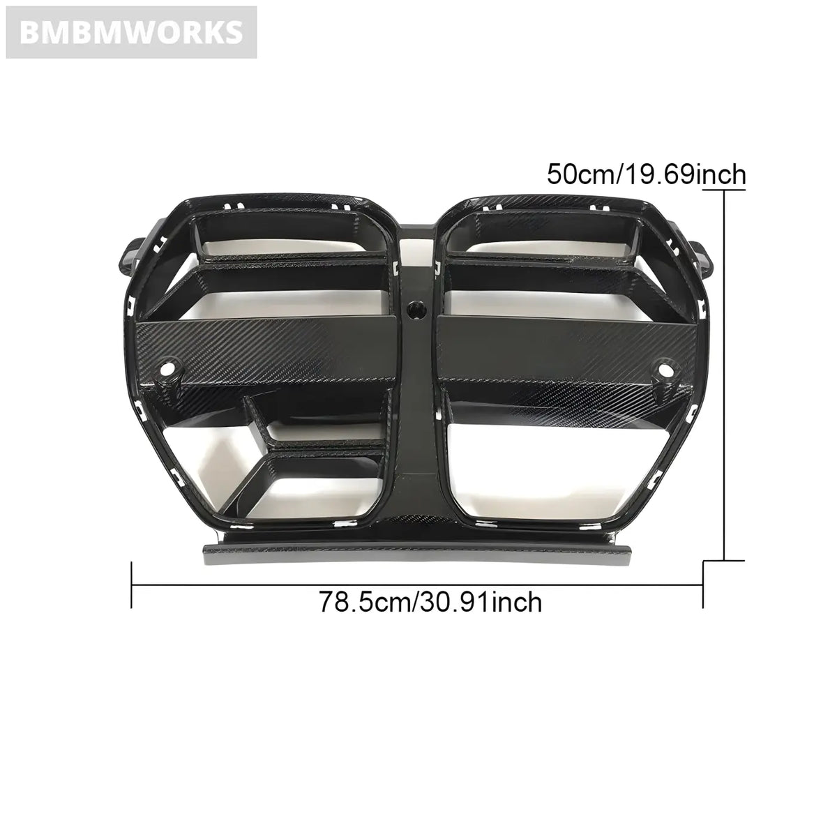 BMW G80 M3/G82-G83 M4 Carbon Fiber Front Bumper Grill Air With ACC (2021-2022) Body Kits & Performance 4