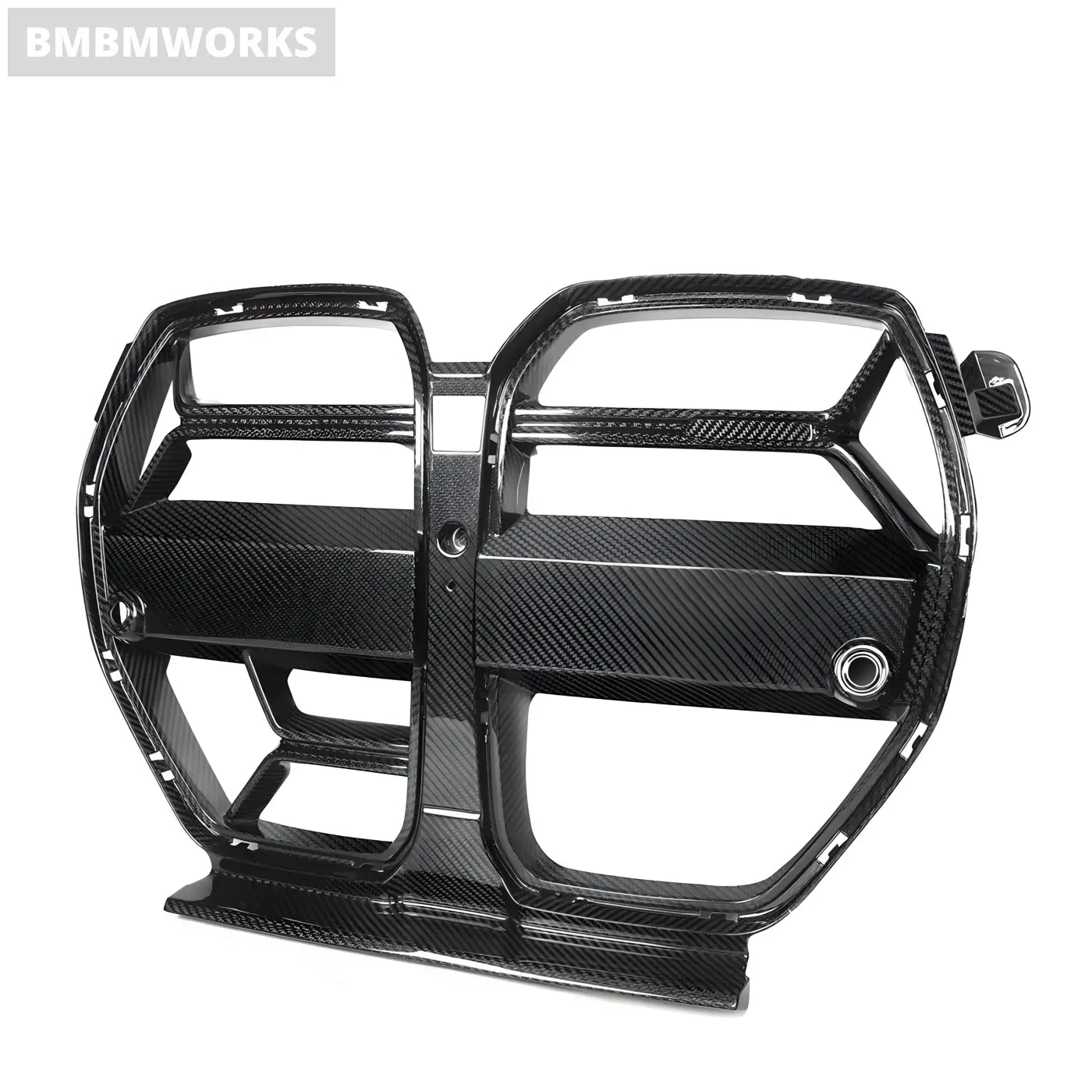 BMW G80 M3 / G82-G83 M4 CSL-Style Carbon Fiber Front Kidney Grille with ACC 2020 + Body Kits & Performance 2