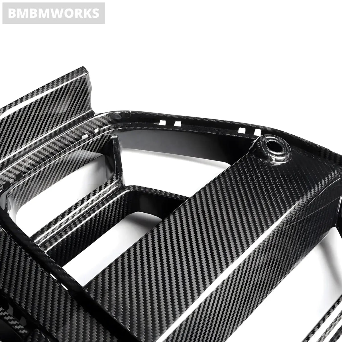 BMW G80 M3 / G82-G83 M4 CSL-Style Carbon Fiber Front Kidney Grille with ACC 2020 + Body Kits & Performance 2