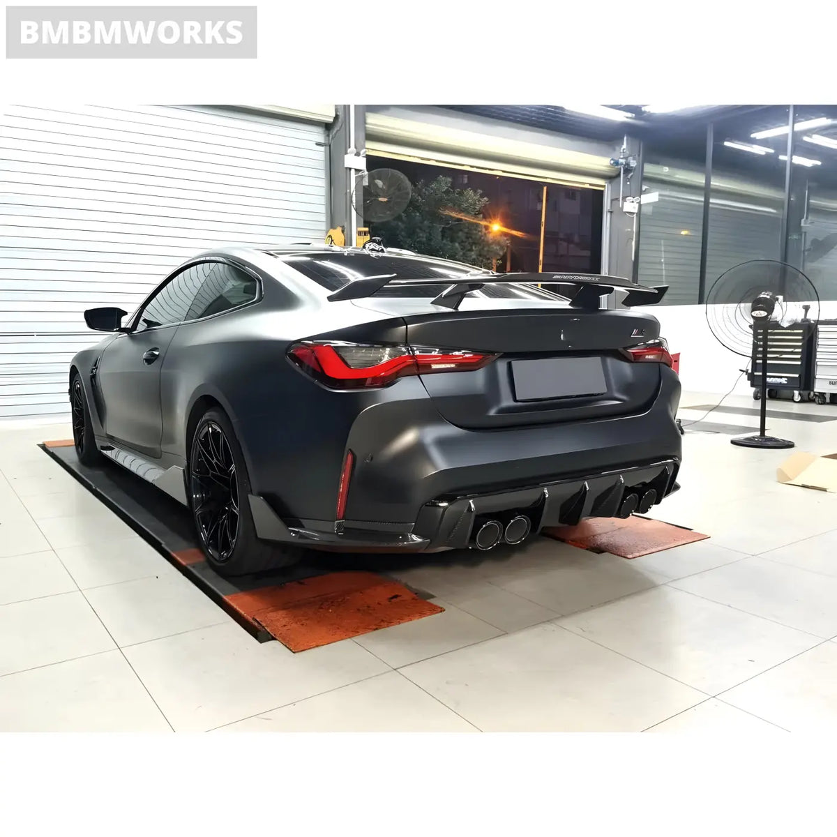 BMW G80 M3/G82 G83 M4 Dry Carbon Fiber Rear Spoiler Bumper Lip (2021-2024) Body Kits & Performance 2