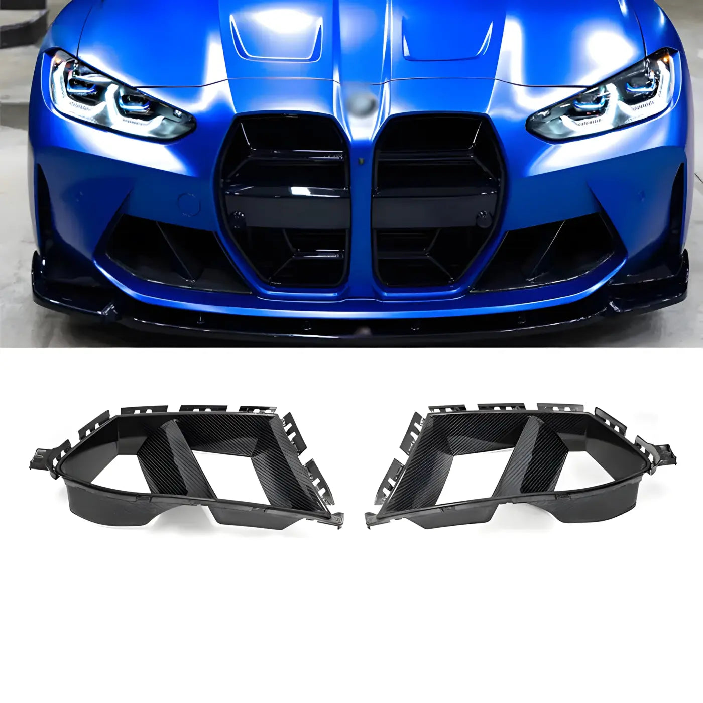 BMW G80 M3 / G82 M4 / G83 M4 Carbon Fiber MP Style Front Vent Replacement (2021 + ) Body Kits & Performance 2