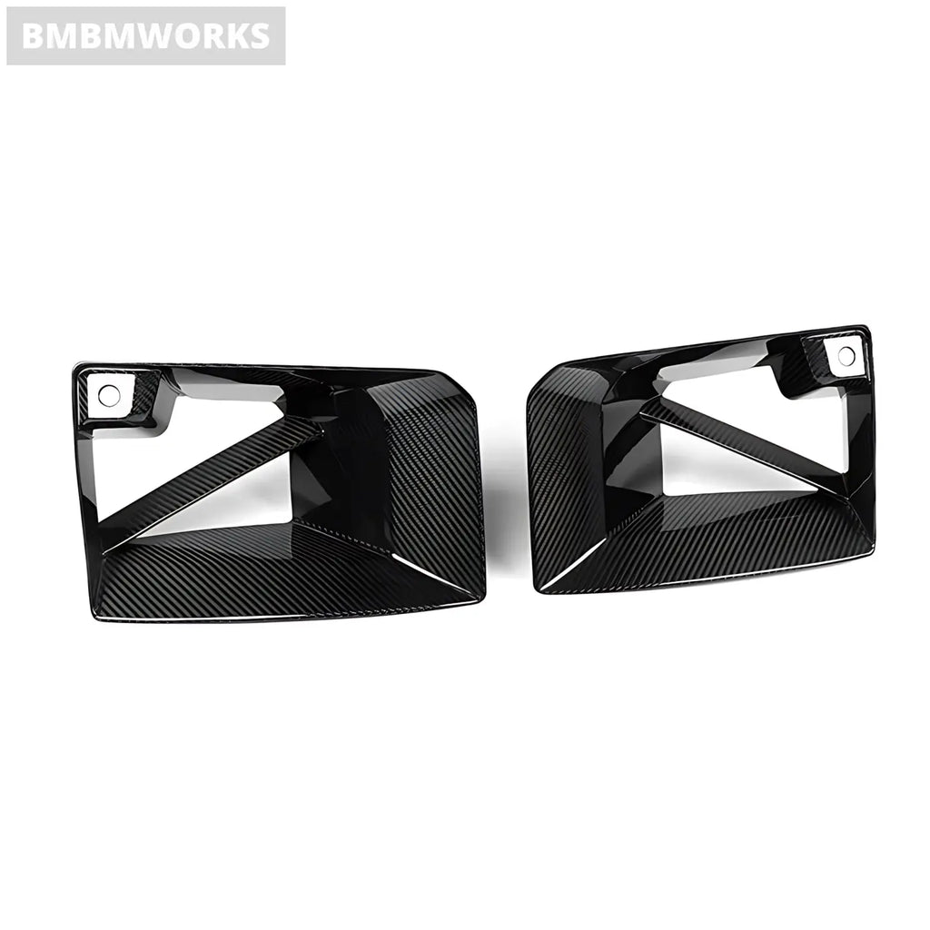 BMW G87 M2 Carbon Fiber Front Bumper Air Inlet / Fog Light Grill Duct Body Kits & Performance 2