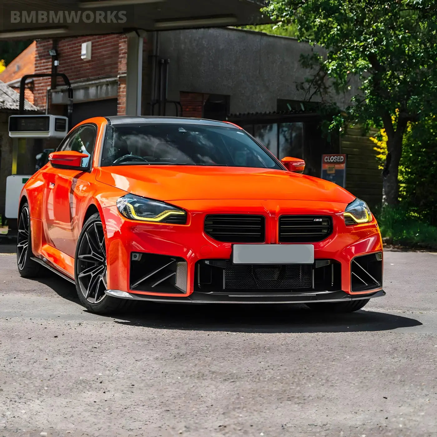 BMW G87 M2 Carbon Fiber Front Bumper Air Inlet / Fog Light Grill Duct Body Kits & Performance 2