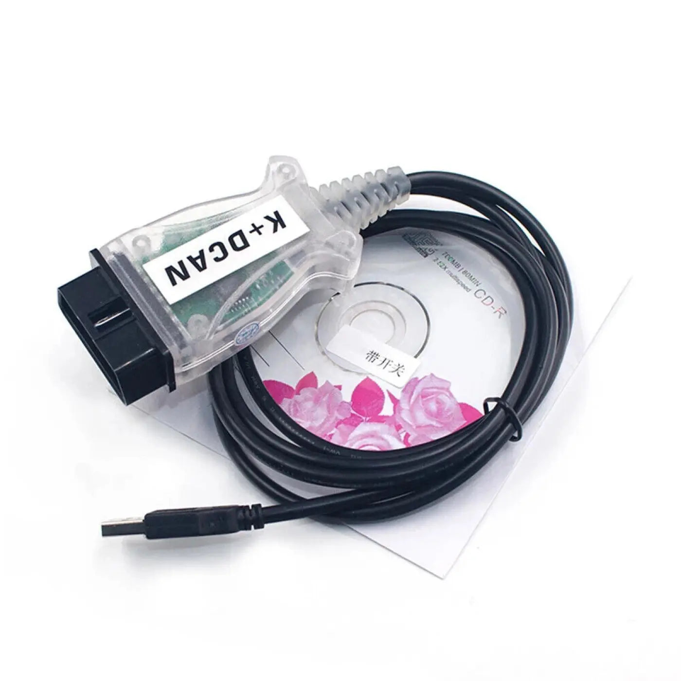 Bmw K Dcan Switch Obdii Diagnostic Cable Inpa K+Dcan Usb Interface In-Pa Ediabas