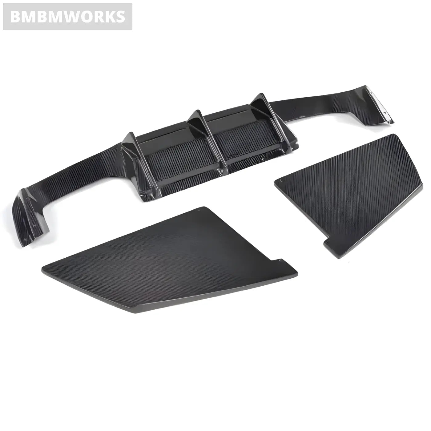 BMW M2 F87/M2 Carbon Fiber Rear Bumper Diffuser Splitter (2014-2022) Body Kits & Performance 2