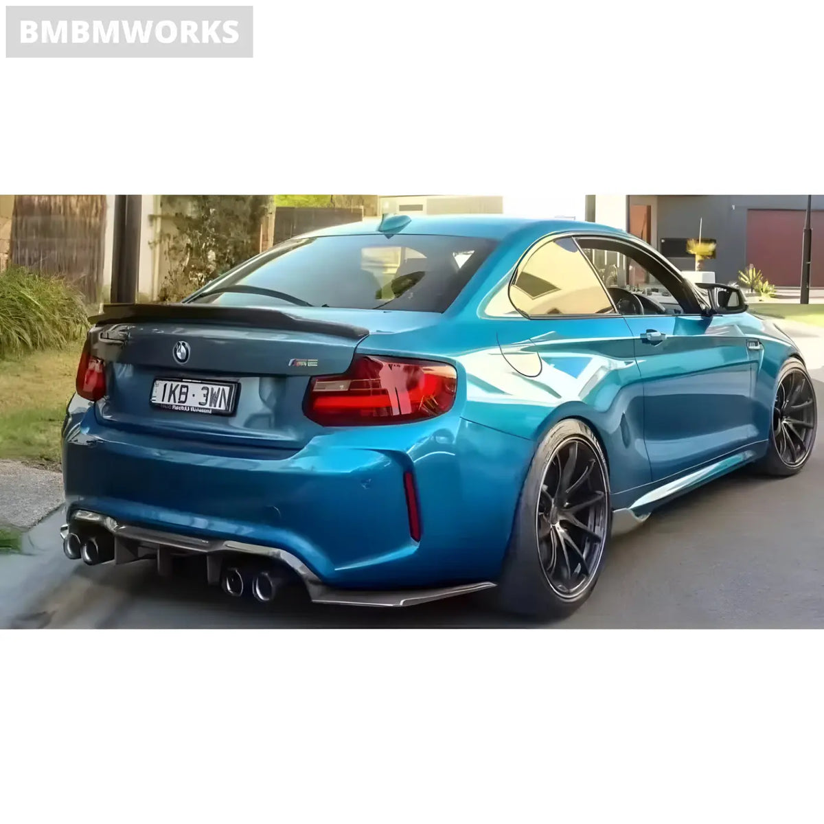 BMW M2 F87/M2 Carbon Fiber Rear Bumper Diffuser Splitter (2014-2022) Body Kits & Performance 2