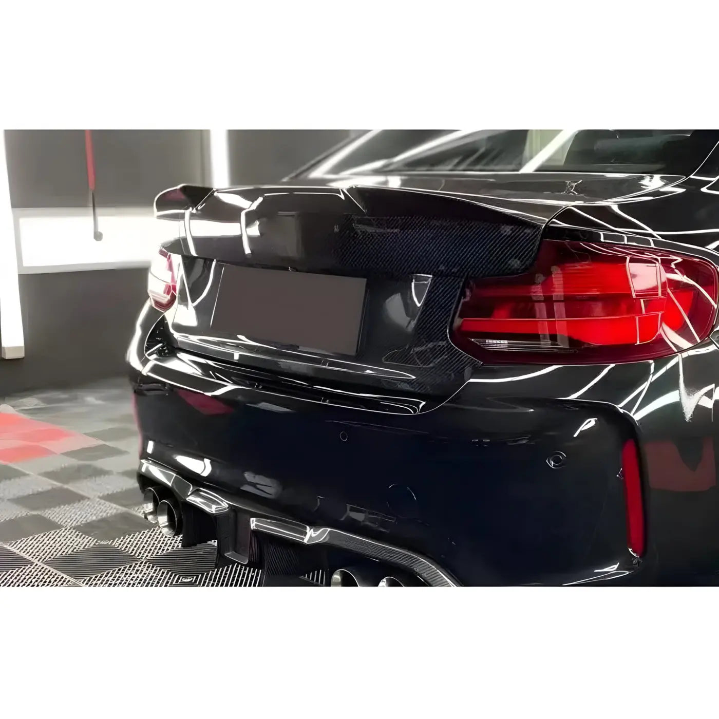 BMW M2 F87 MP Style Wet Carbon Fiber Rear Trunk Boot (2016-2020) Body Kits & Performance 2