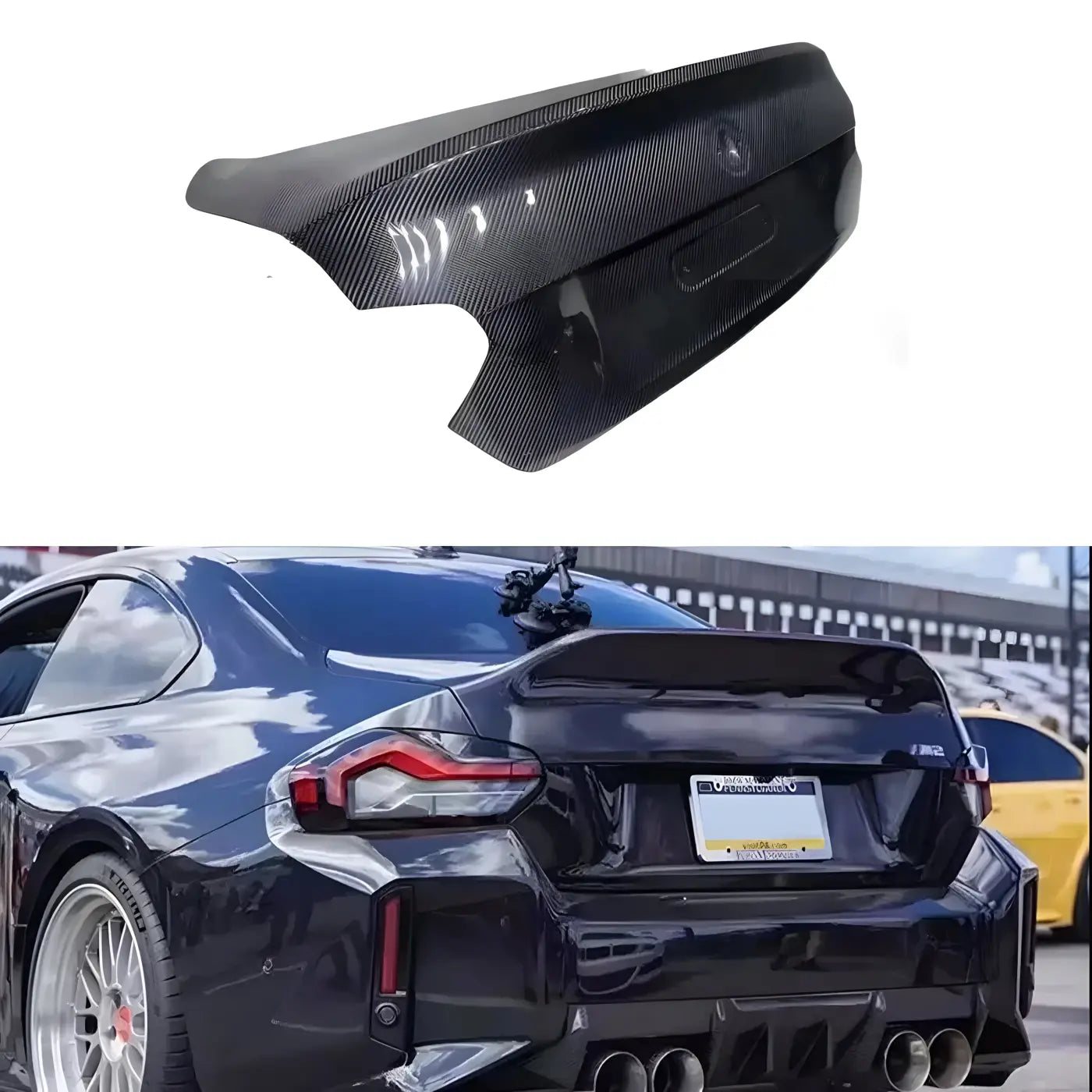 BMW M2 G87 Carbon Fiber CSL Style Trunk Lid and Rear Bumper Body Kit (2023 + ) Body Kits & Performance 2