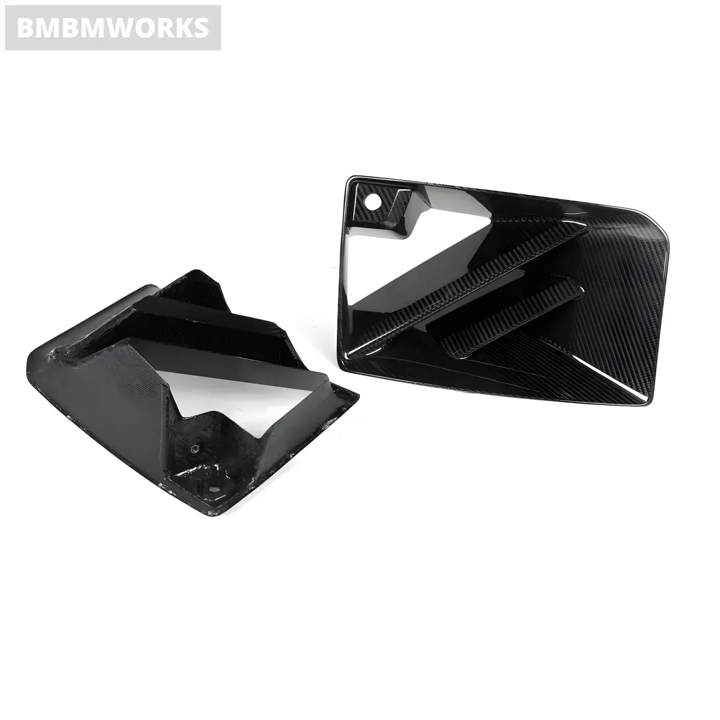 BMW M2 G87 Carbon Fiber Front Bumper Air Duct Vent Outlet Cover Trim (2023) Body Kits & Performance 4