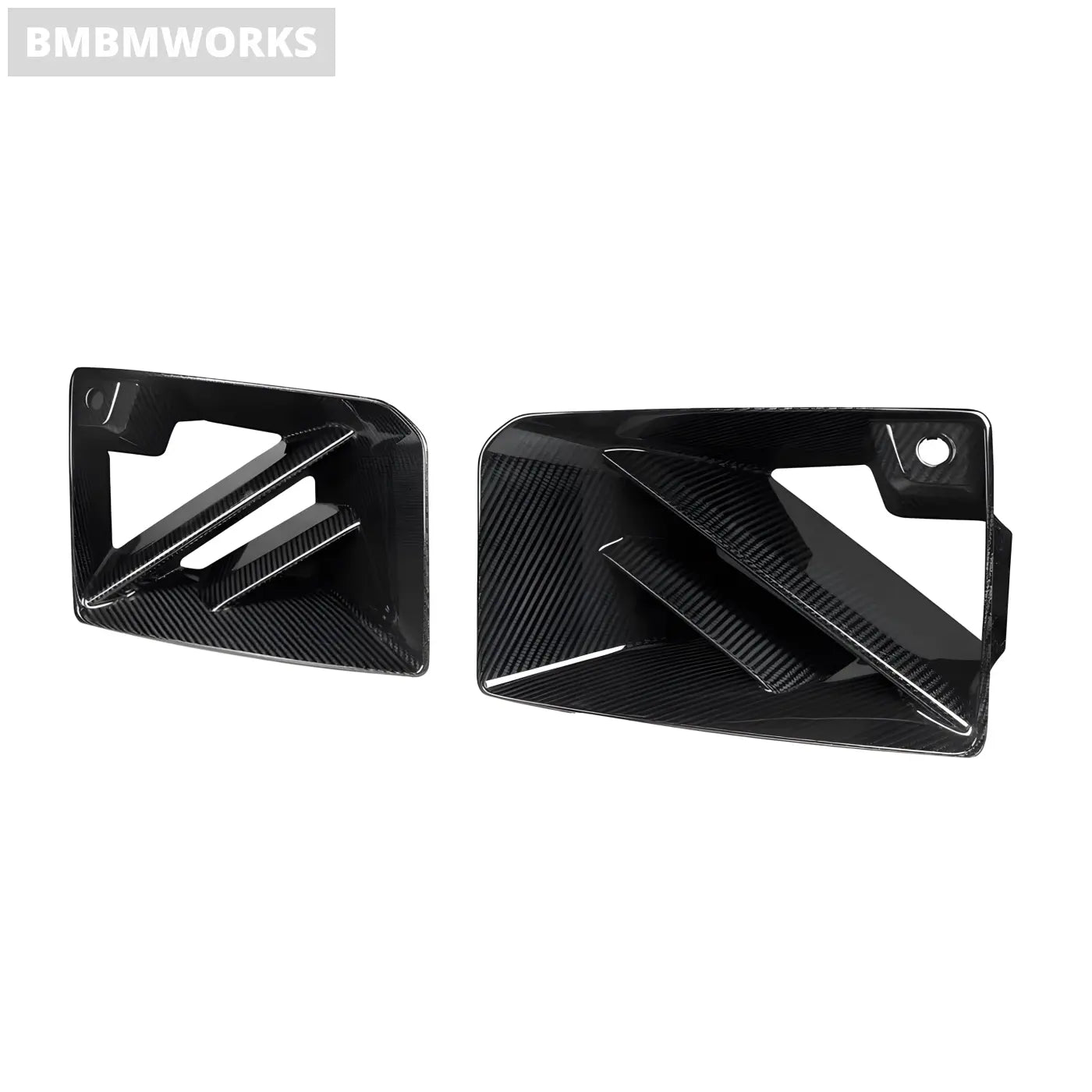 BMW M2 G87 Carbon Fiber Front Bumper Air Duct Vent Outlet Cover Trim (2023) Body Kits & Performance 4