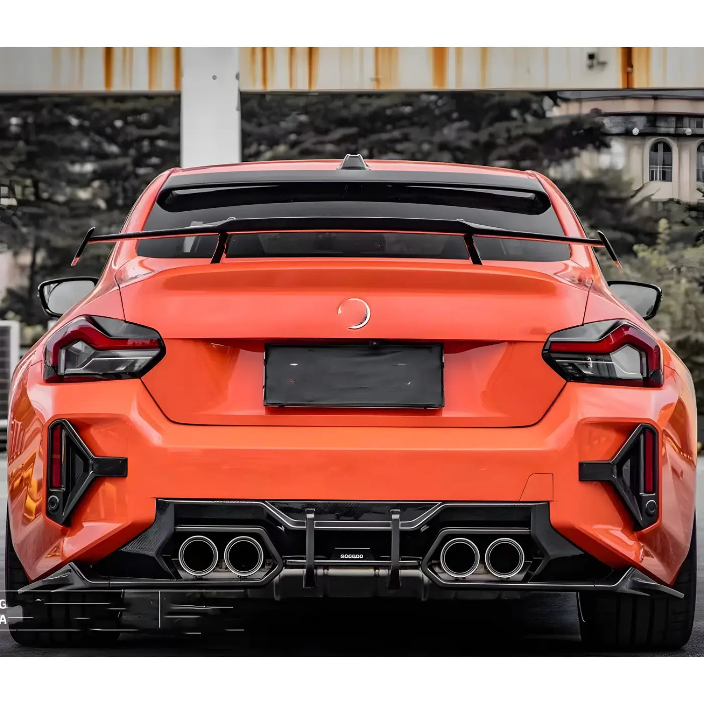 BMW M2 G87 Forged Carbon Fiber Rear Bumper Diffuser Rear Splitters and Spoiler Body Kit (2022 + ) Body Kits &