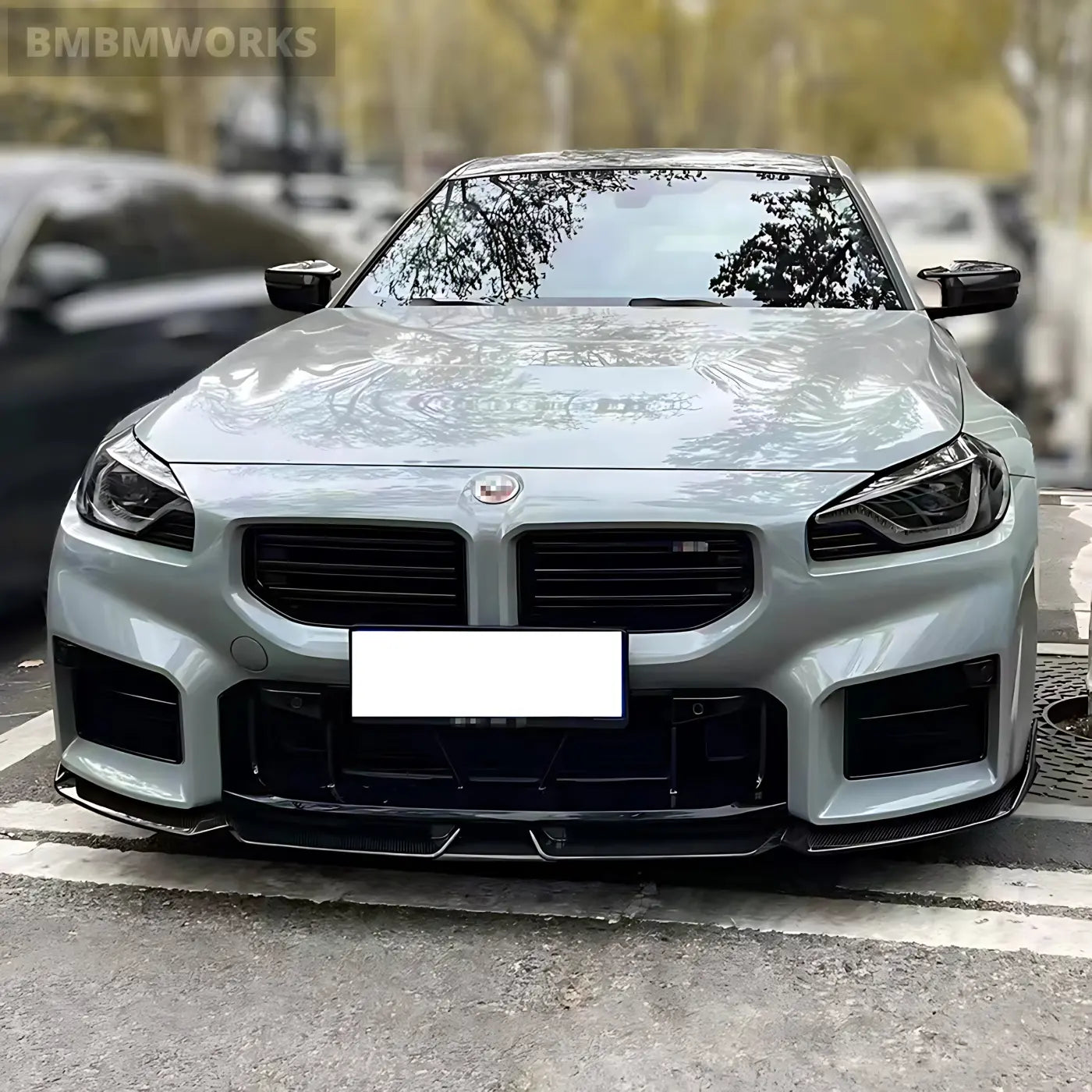 BMW M2 (G87) Front Bumper Carbon Fiber Lip Splitter Body Kits & Performance 2