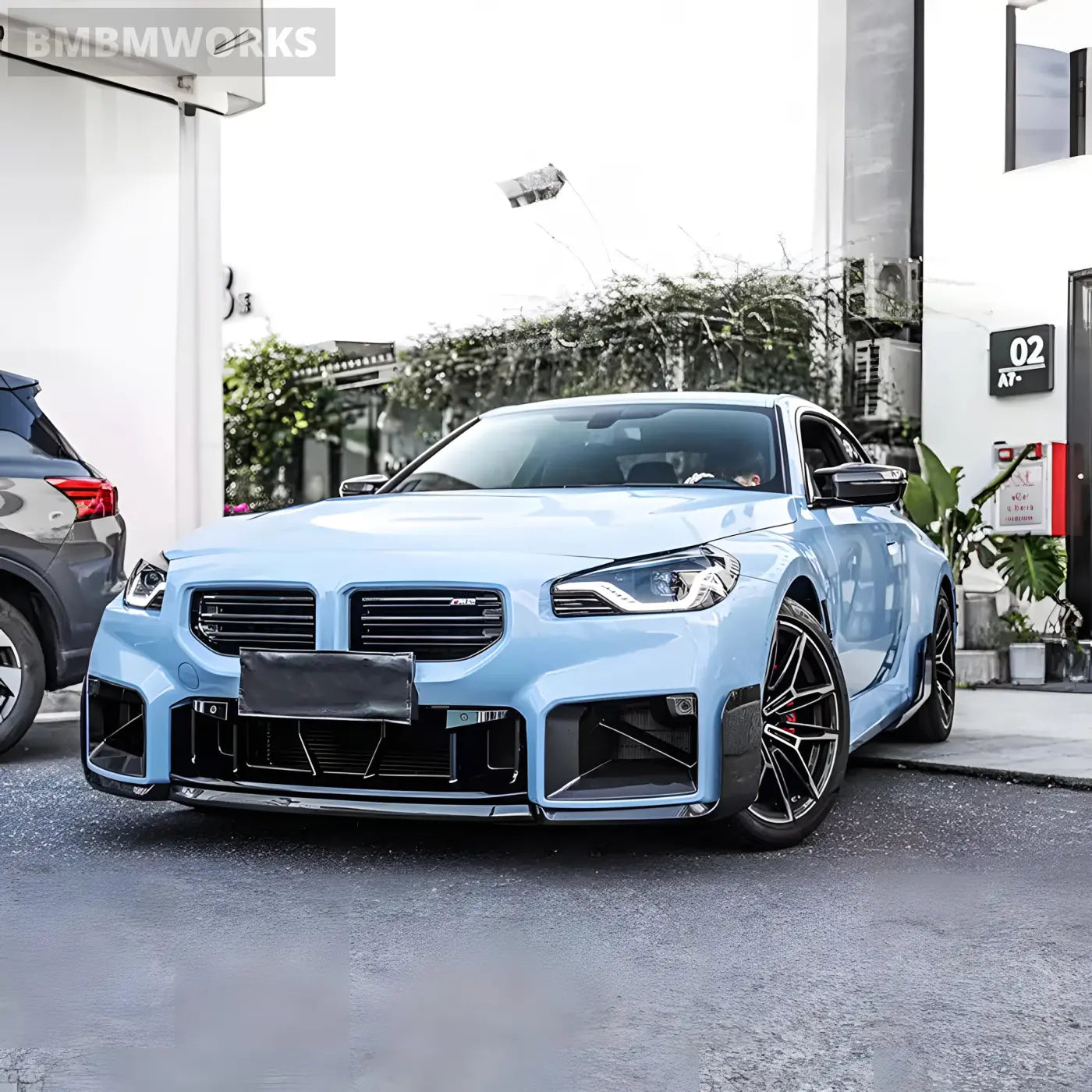BMW M2 G87 MP-Style Carbon Fiber Front Lip Splitter 3-Piece Kit 2023 Body Kits & Performance 2