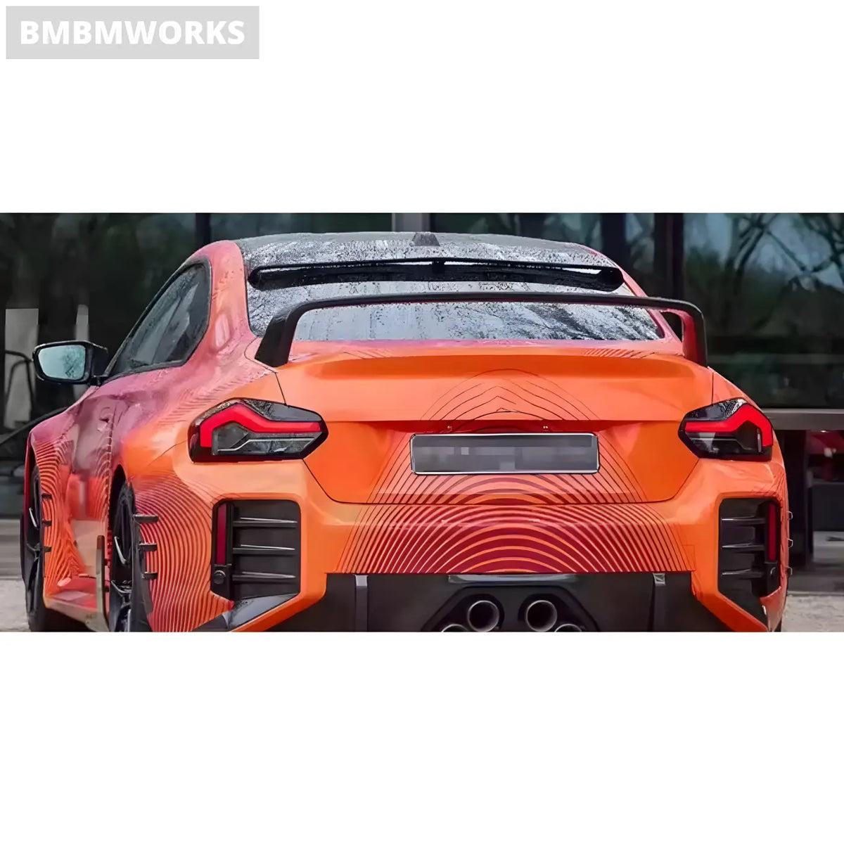 BMW M2 G87 MP-Style Dry Carbon Fiber Rear Spoiler Body Kit Body Kits & Performance 2