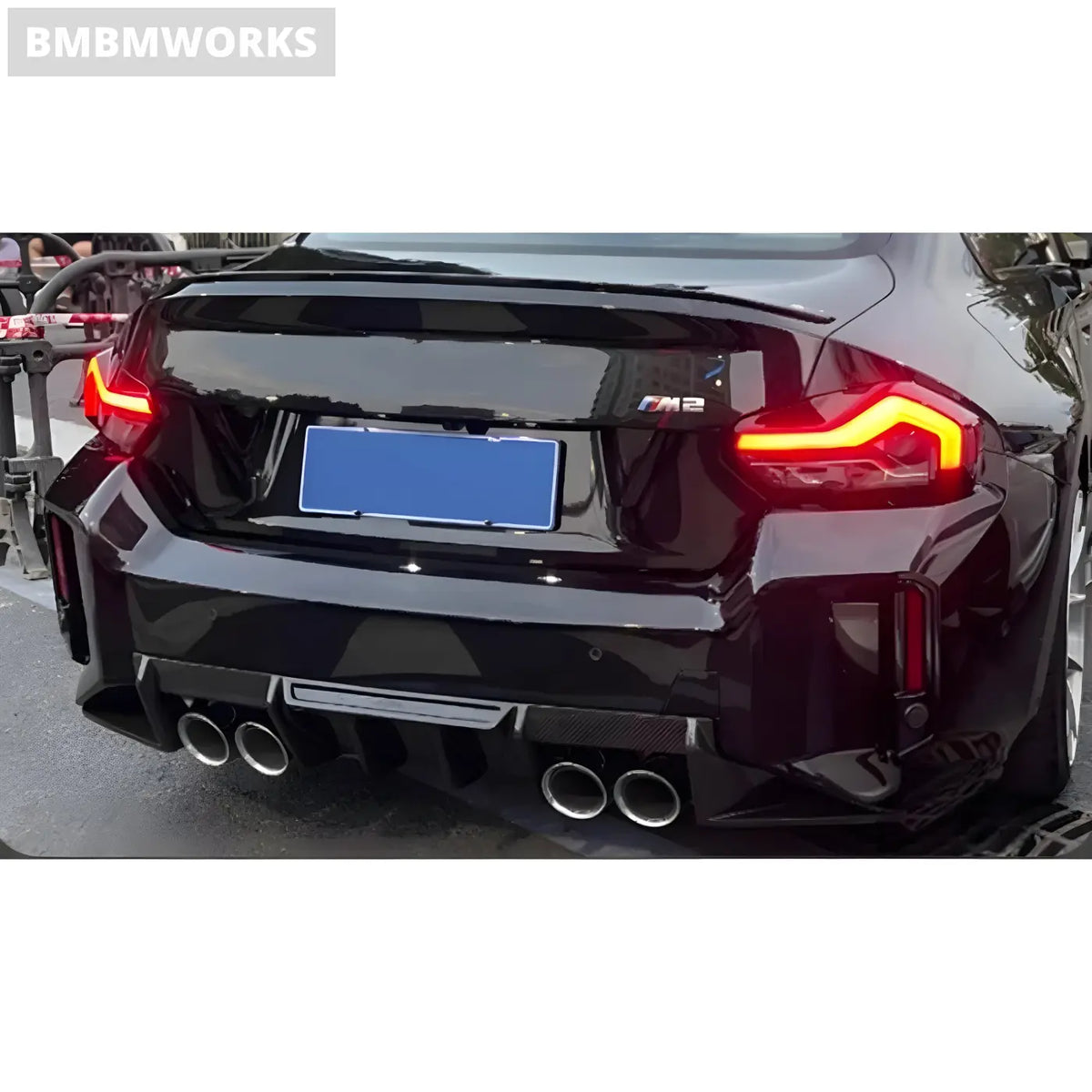 BMW M2 G87 R44 Dry Carbon Fiber Rear Lip Spoiler Body Kits & Performance 2
