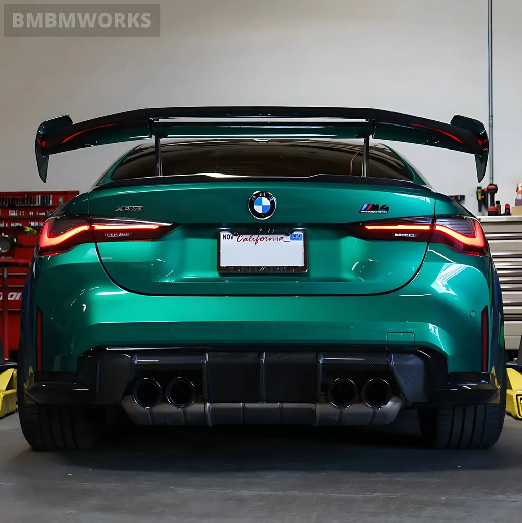 BMW M3/M4 (G80/G82) Carbon Fiber GT Style Rear Spoiler / Wing Body Kits & Performance 2